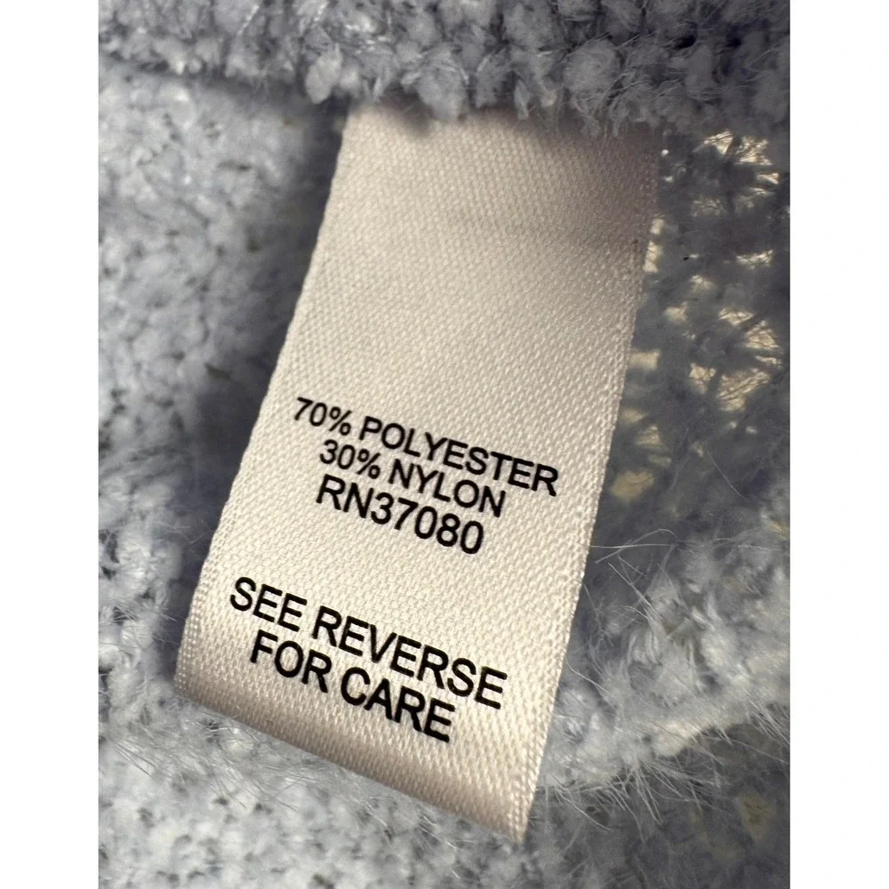 Soft Girl Light Blue Eyelash‎ Knit Sweater NWT Plus Size 26/28W